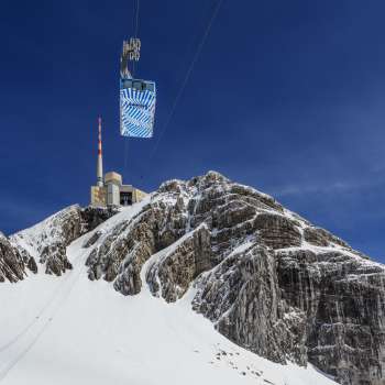 Säntis Schwebebahn Winter