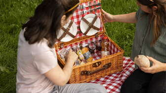 Picknick-Korb der Kündig Feinkost AG